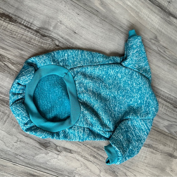 Dog / Cat Classic turquoise / blue fleece lined sweater- size small - Picture 5 of 7